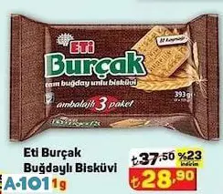 ETİ BURÇAK BUĞDAYLI BİSKÜVİ